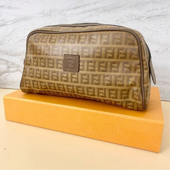 Fendi Other - FENDI Zucchino Vintage Clutch Bag 💼